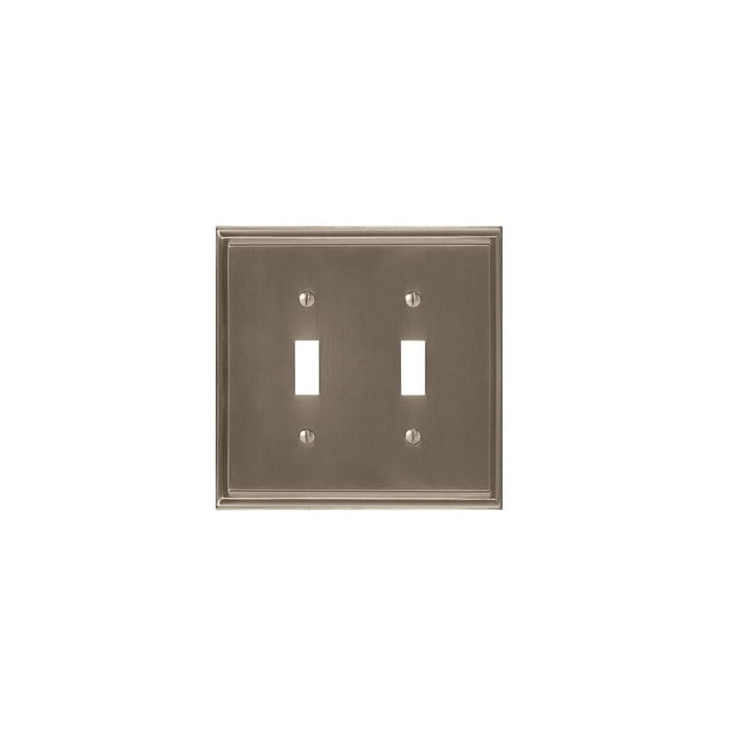 Mulholland 2 Toggle Satin Nickel Wall Plate