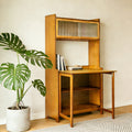 Multi Functional Bamboo Folding Table Space Saving Suitable For Office Use Suitable For Indoor Bedroom Living Room