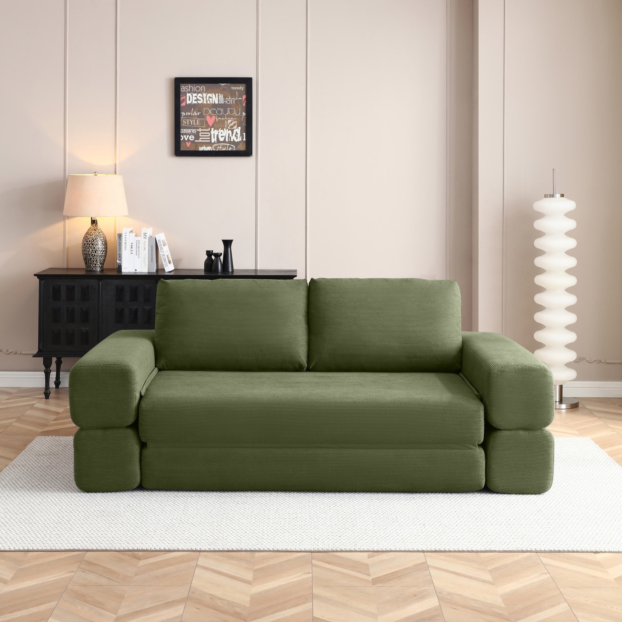 Multi Functional Folding Sofa Bed Convertible Floor Sofa Couch Lounge Sofa Sleeper Sofa Couch With Pillows