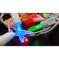 Multi Red Blue Yellow Orange Green Led Light String Set Of 70 Lights Icicle