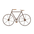 Multicolored Metal Wood Bicycle Wall Art
