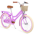Multiple Colors Girls Bike With Basket For 7 10 Years Old Kids 20 Inch Wheel No Training Wheels Included