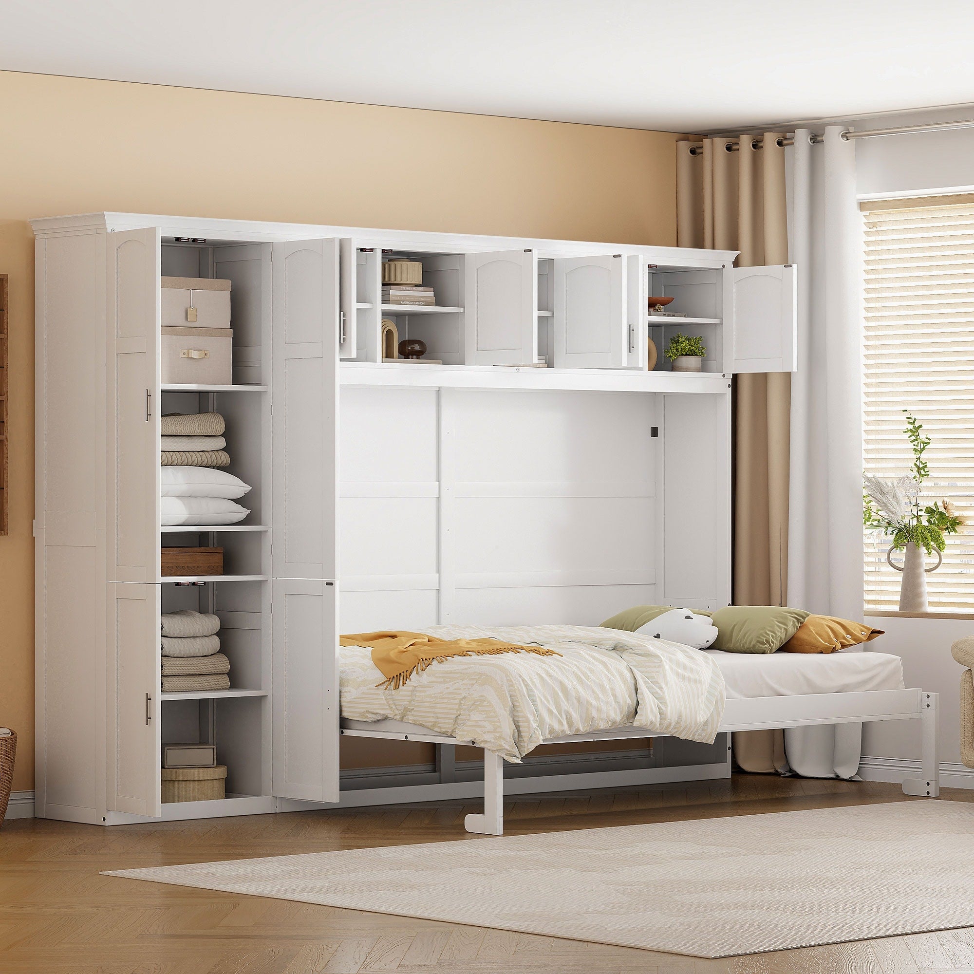Murphy Bed Wall Bed With Cabinets
