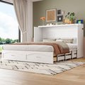 Murphy Bed Wall Bed With Drawer And A Set Of Sockets Usb Ports Pulley Structure Design