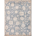 Museum Hand Knotted Bamboo Silk Blue Area Rug 5 X 13