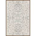 Muted Symmetry Of Leaf Patterns By Hannah Dawson 28 X 41 In. Framed Canvas Wall Art Print