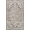 Muted Traditional Geometric Hamedan Persian Area Rug Wool Handmade 610 X 99