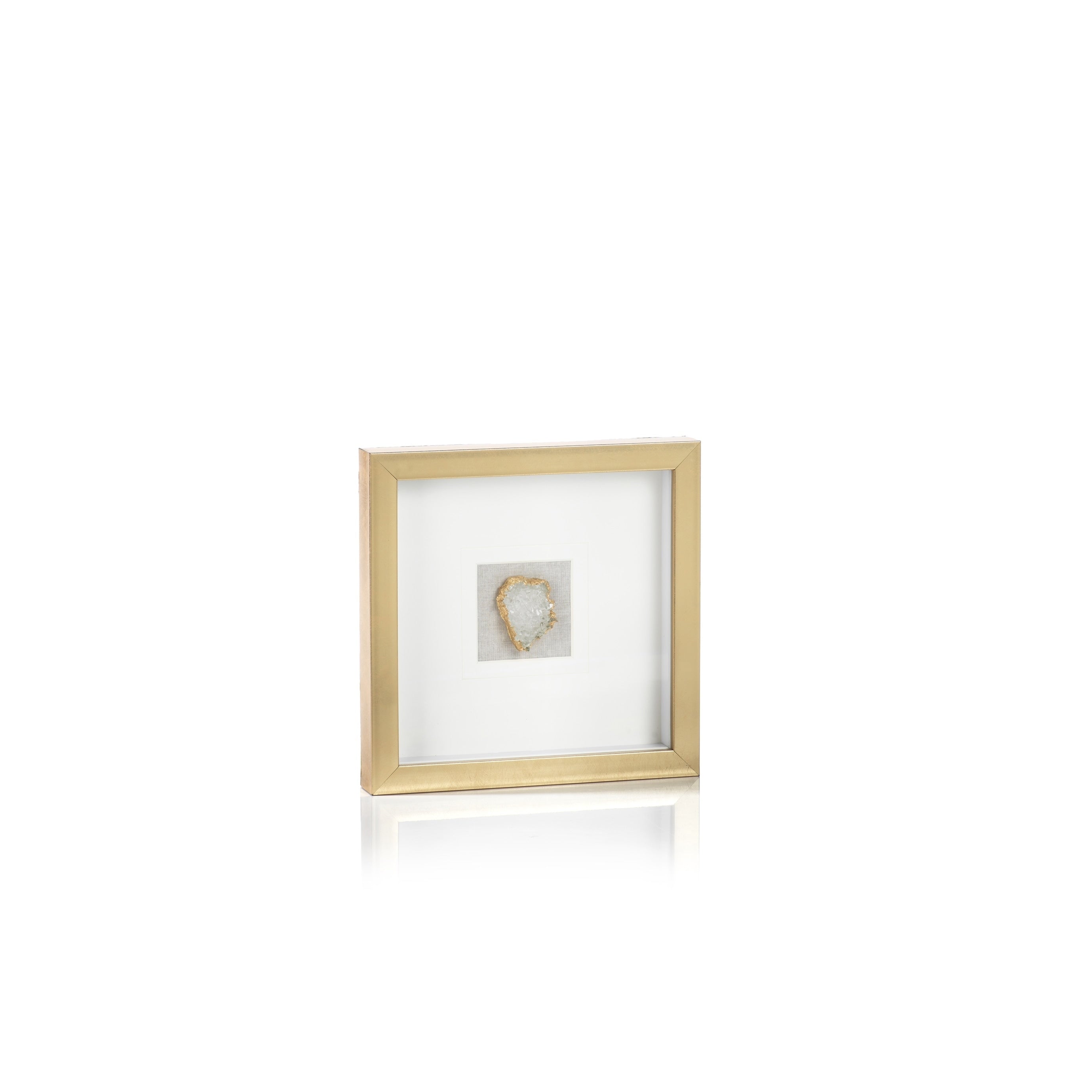 Muzo Gold Framed Crystal Wall Decor 12 X 12