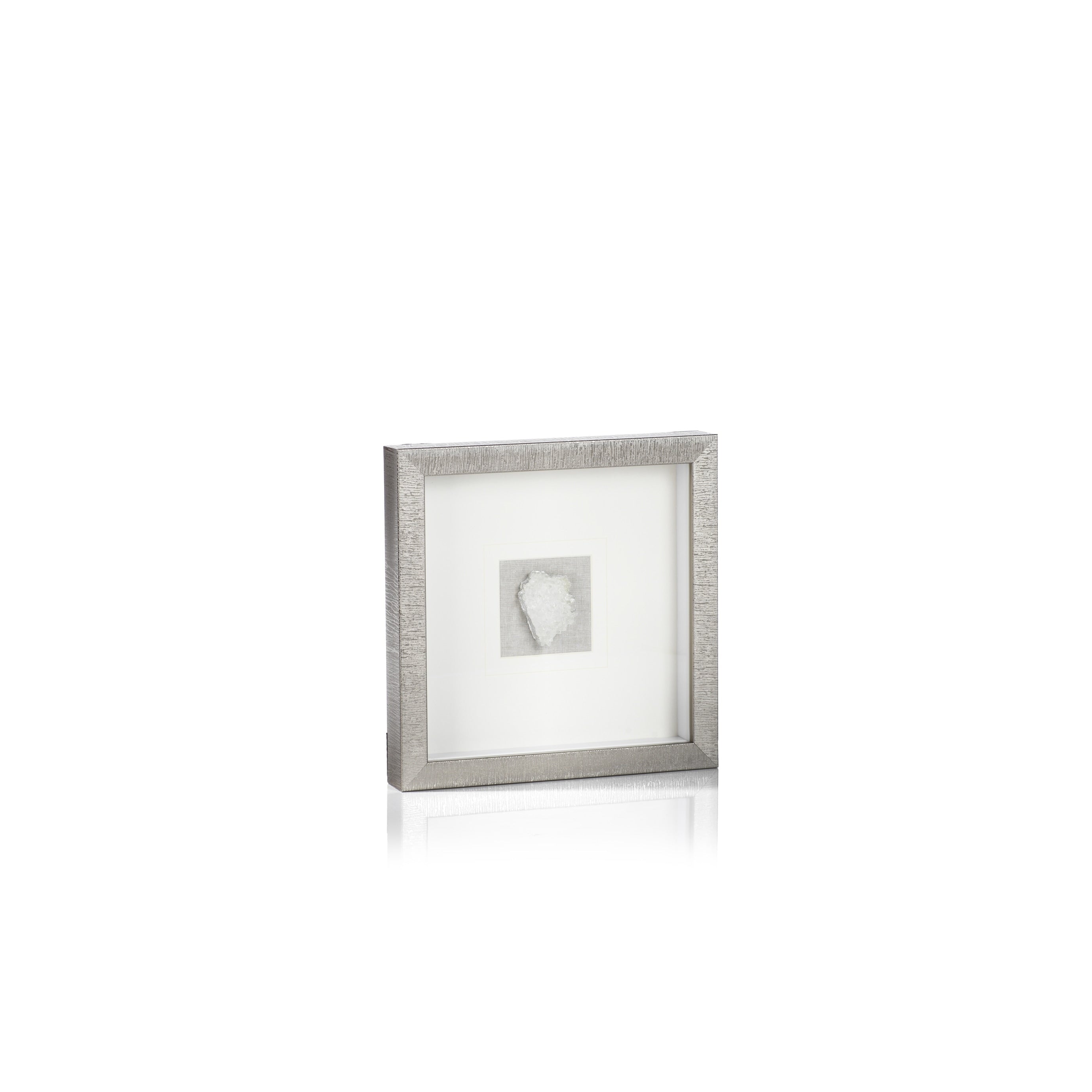 Muzo Silver Framed Crystal Wall Decor 12 X 12