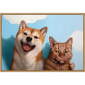 My Adopted Brother By Lucia Heffernan Framed Canvas Wall Art Print