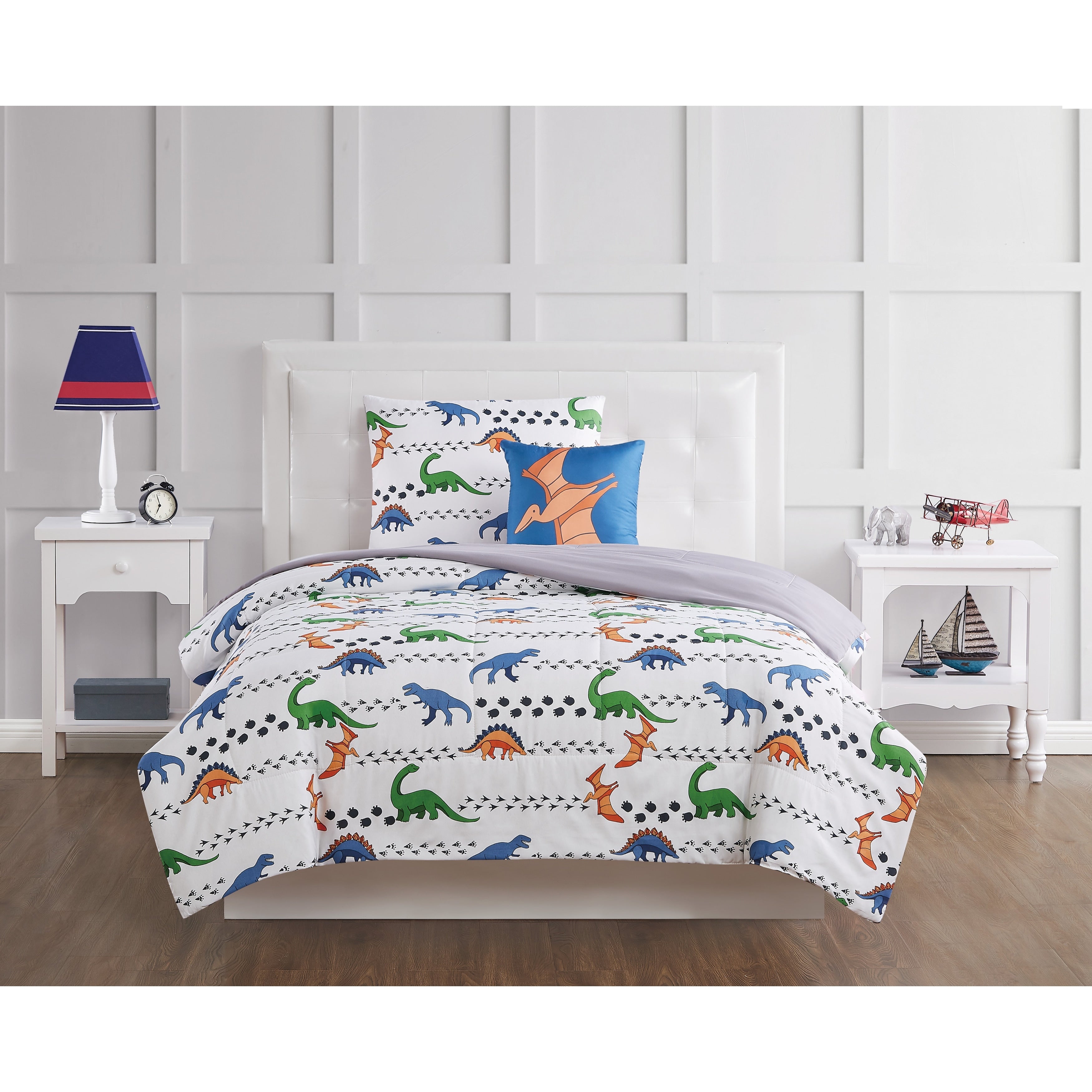 My World Dino Tracks Comforter Set