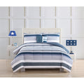 My World Mason Stripe Comforter Set With Bonus Decorative Pillow