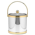 Mylar Metallic 3 Quart Ice Bucket With Lucite Lid