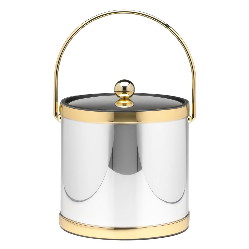 Mylar Metallic 3 Quart Ice Bucket With Metal Lid