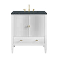Myrrin 30 Single Bright White Vanity Cabinet