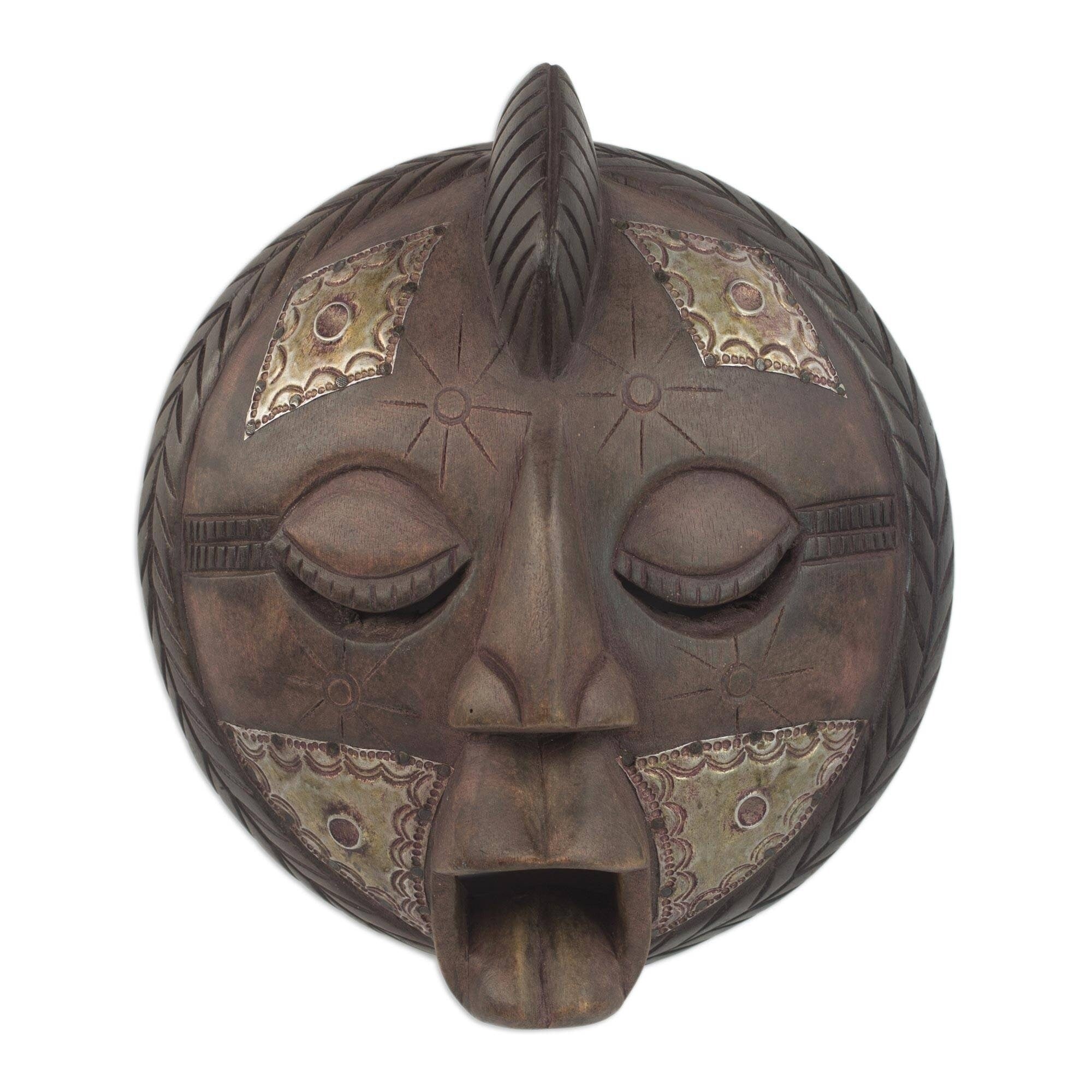 Mystic Akan Wood Mask Ghana