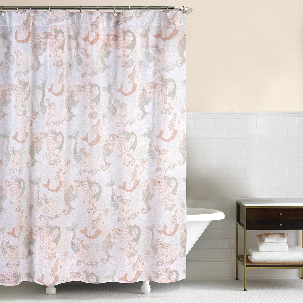 Mystic Echoes 72X72 Cotton Shower Curtain