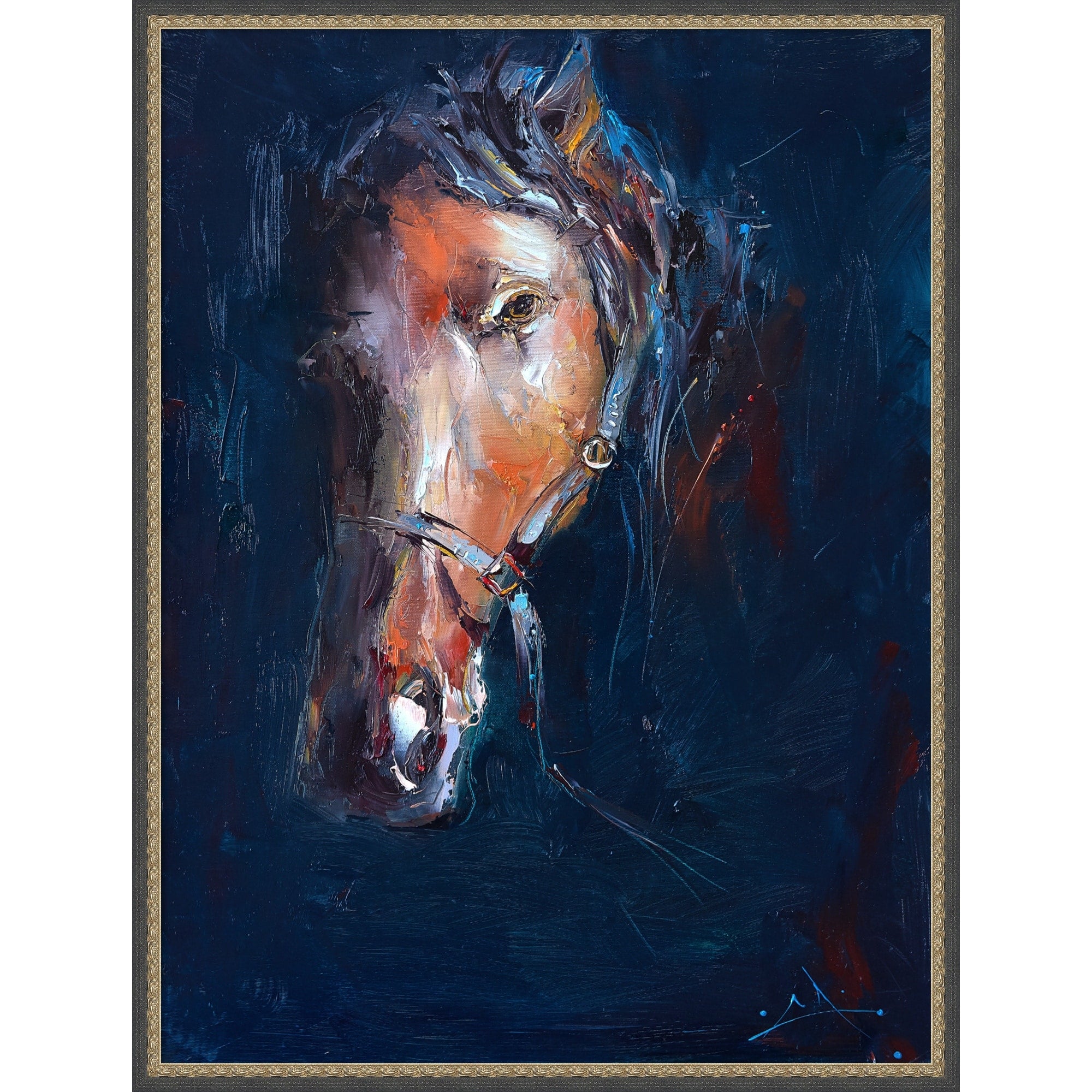Mystic Power By Stanislav Lazarov Framed Mounted Canvas Wall Art Print