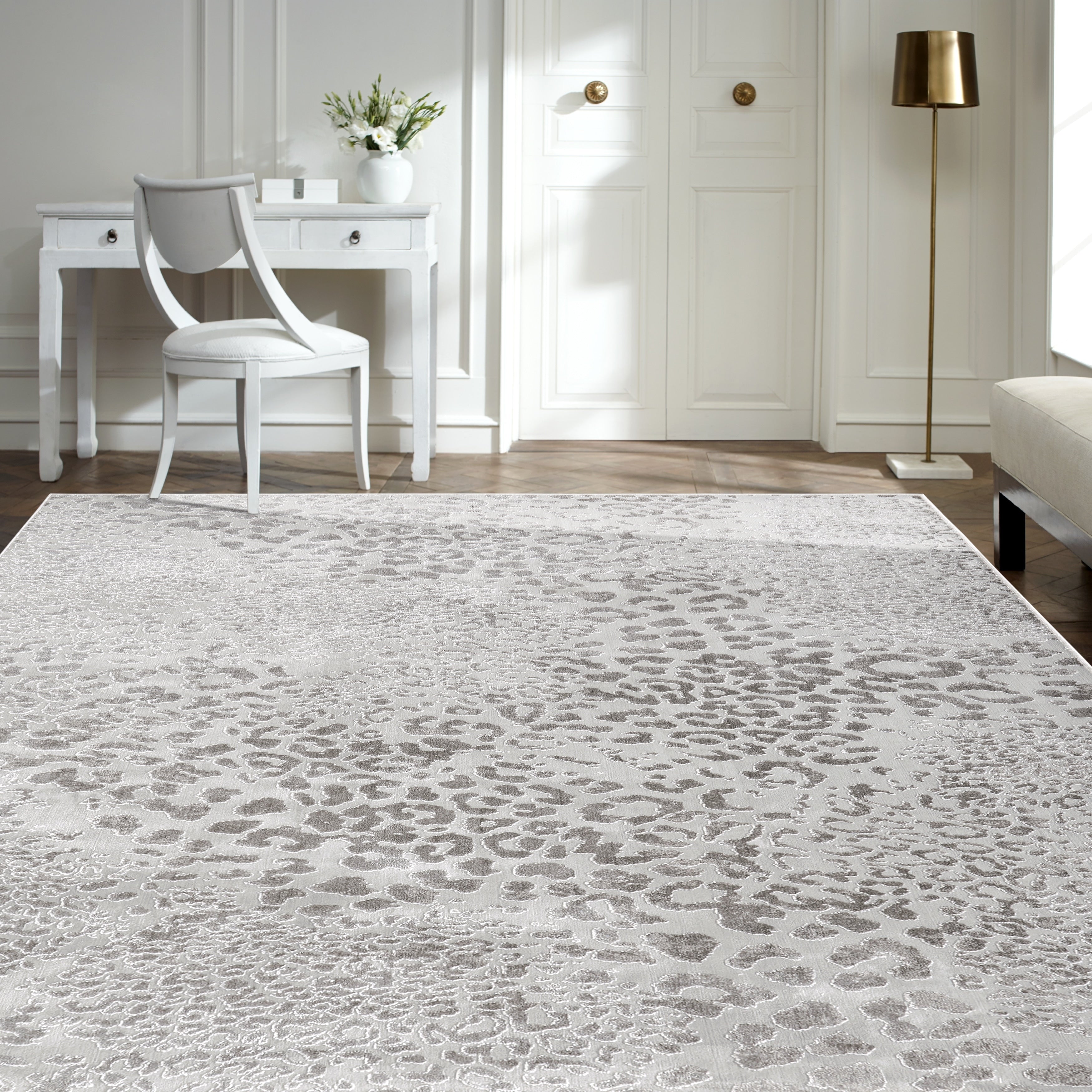 N Natori Serengeti Leopard Area Rug