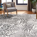 N Natori Serengeti Safari Neutrals Area Rug