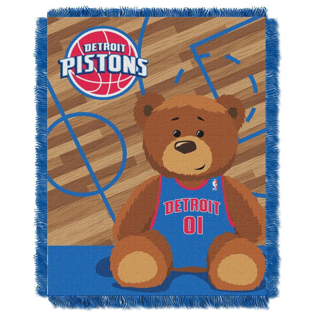 Nba 04401 Pistons Half Court Baby Throw