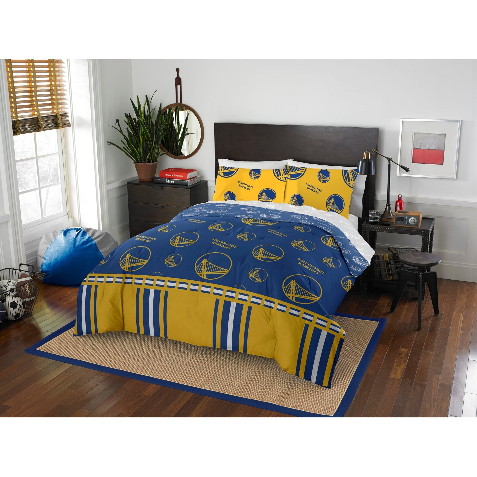 Nba 875 Golden State Warriors Queen Bed In A Bag Set