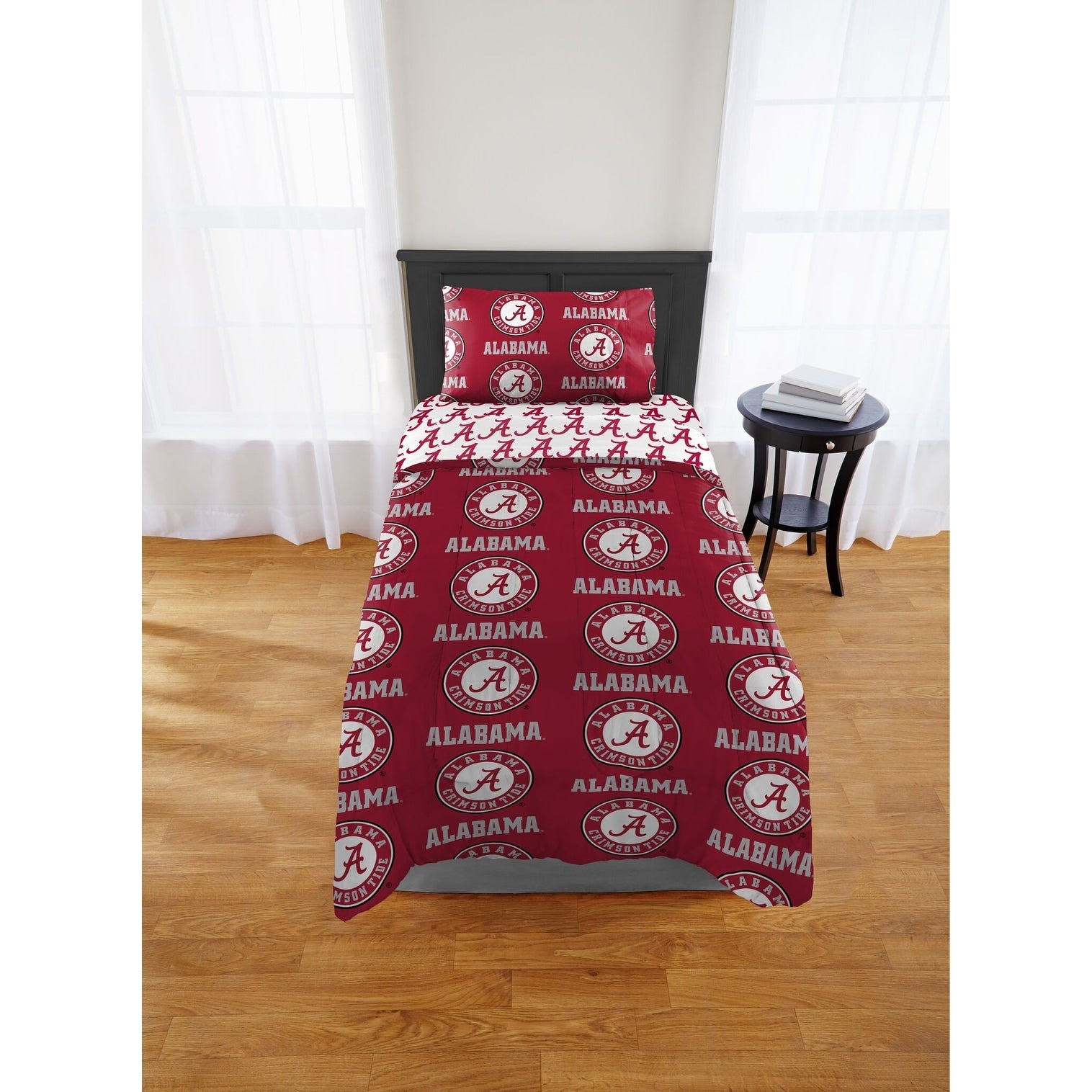 Col 863 Alabama Crimson Tide Twin Xl Bed In A Bag Set