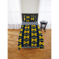 Col 863 Michigan Wolverines Twin Xl Bed In A Bag Set