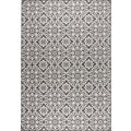 Patio Country Blue Gray Tiled Indoor Outdoor Rug By Nicole Miller 79 X102