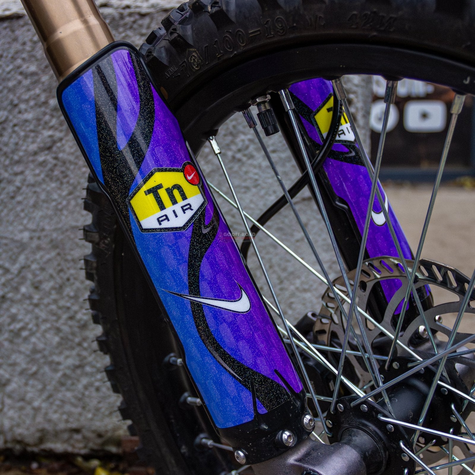 SUR RON FULL COVERAGE GRAPHICS KIT  – NIKE TN PURPLE/BLUE