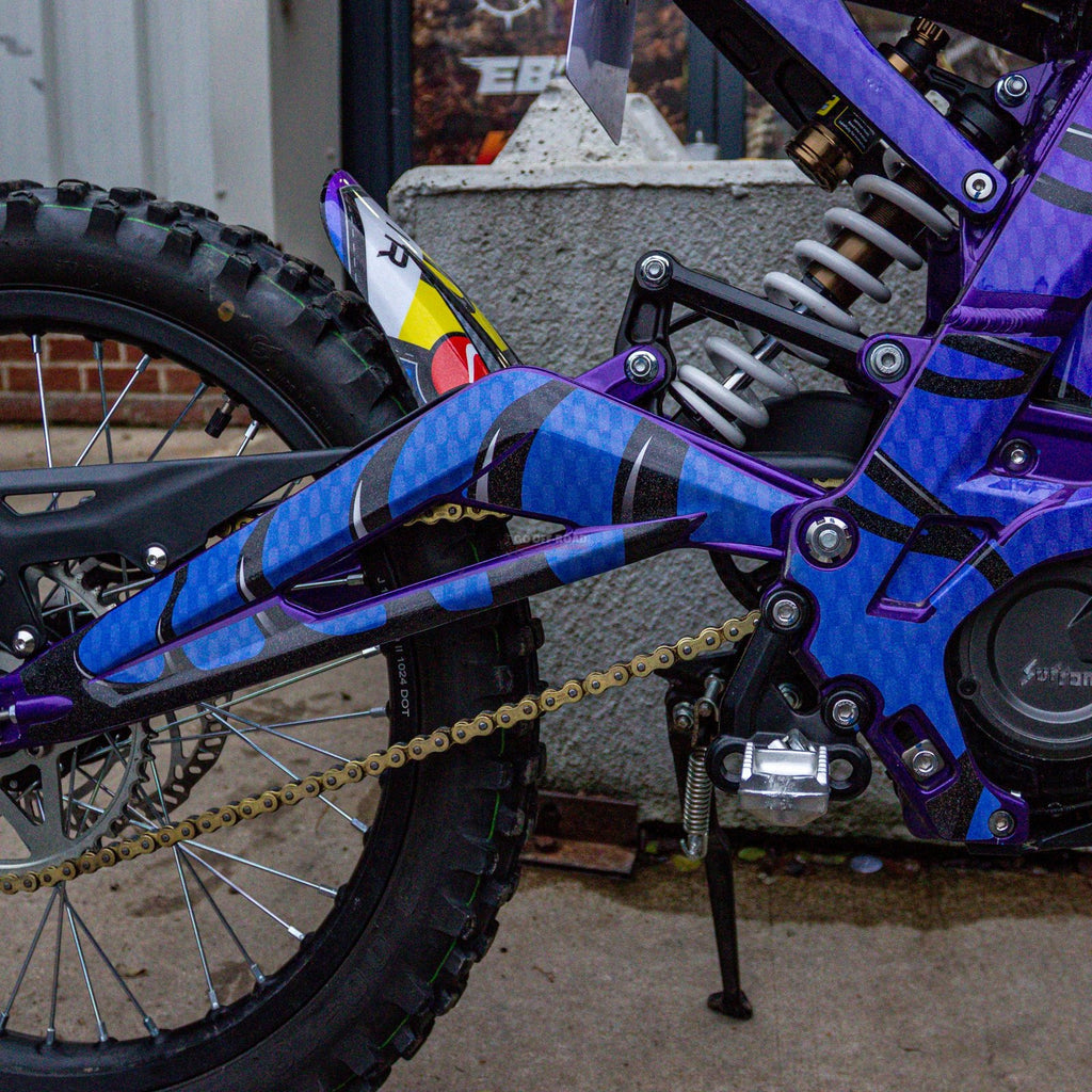 SUR RON FULL COVERAGE GRAPHICS KIT  – NIKE TN PURPLE/BLUE