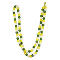 Handmade Wool Lemon Lime Pompoms Christmas Tree Garland India