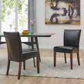 Beverly Hills Bonded Leather Dining Chair Set Of 2 Na