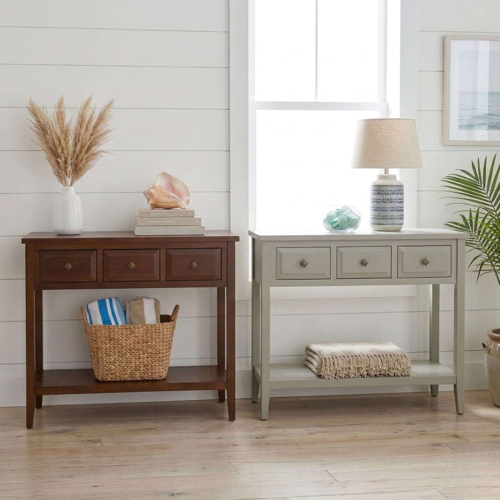 Npd Furniture Wexford 3 Drawer Console Table