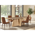 Npd Furniture Zerano Cross Legs Dining Table 84 Brushed Smoke