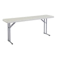 Nps 18 X 72 Heavy Duty Seminar Folding Table Speckled Grey