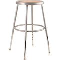 Durable Nps Height Adjustable Heavy Steel Tube Stool With Foot Ring