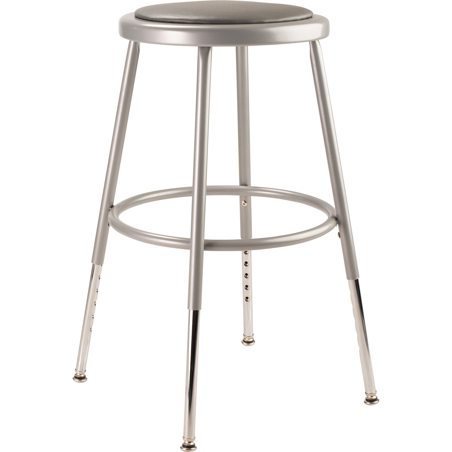 Vinyl Padded Adjustable Height Stool