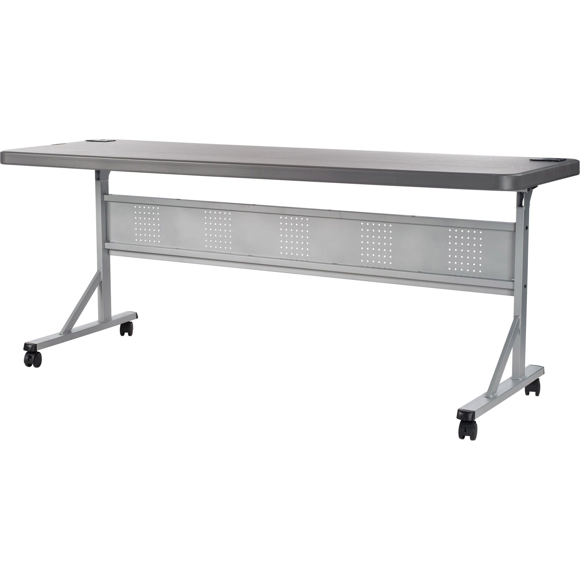 Nps 24 X 72 Flip N Store Training Table Charcoal Slate
