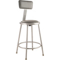 24 Inch Vinyl Padded Stool