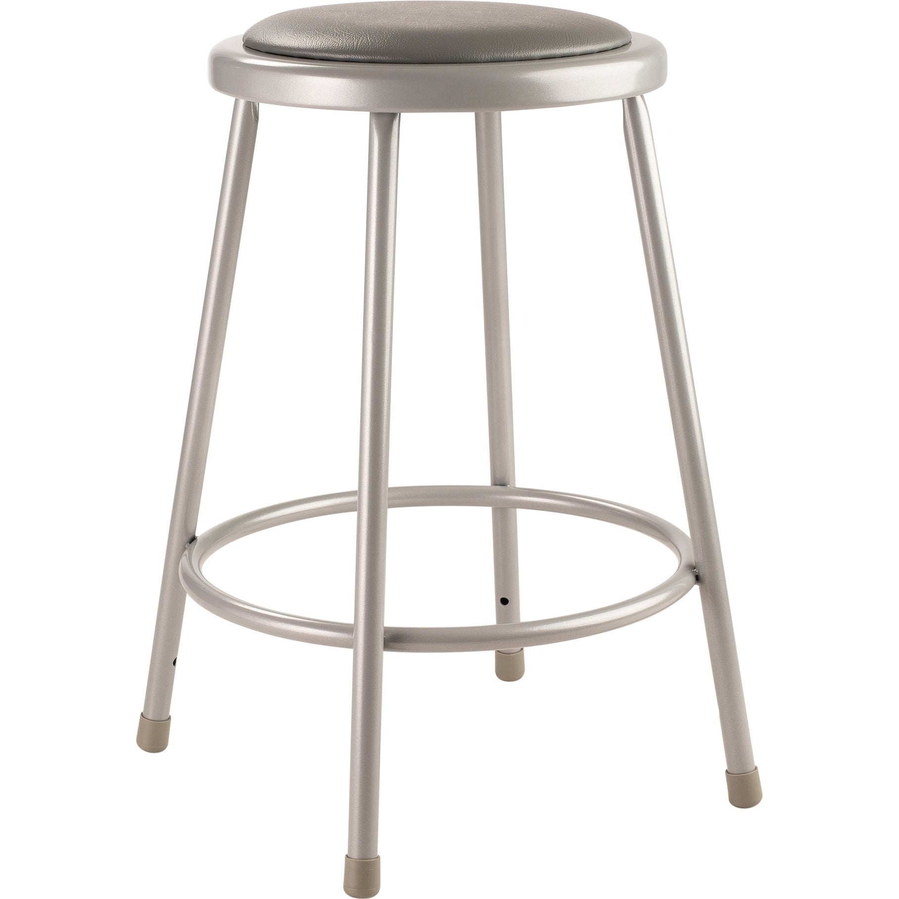 Padded 24 Inch Stool With Vinyl Seat