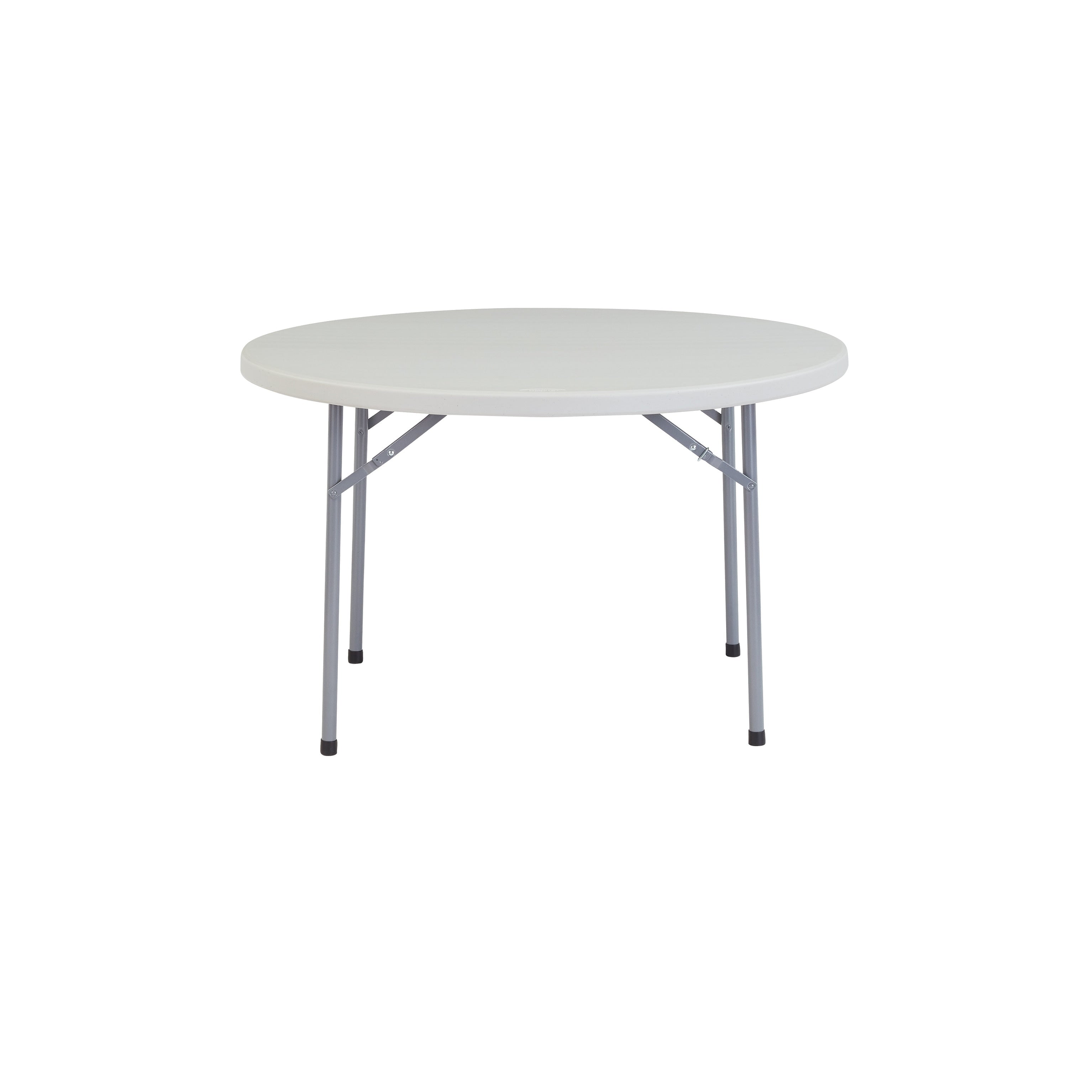 Nps Resin 48 Inch Grey Round Folding Table