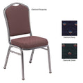 Nps Silhouette Fabric Banquet Stackable Chair Pack Of 2
