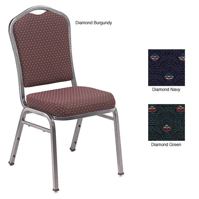 Nps Silhouette Fabric Banquet Stackable Chair Pack Of 2