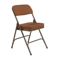 Nps Upholstered Box Seat Folding Chairs Pack Of 2