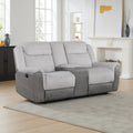 Nadalia 76 Chenille Manual Double Reclining Love Seat With Console