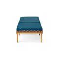 Nadine Outdoor Acacia Wood Chaise Lounge And Cushion Set By Christopher Knight Home