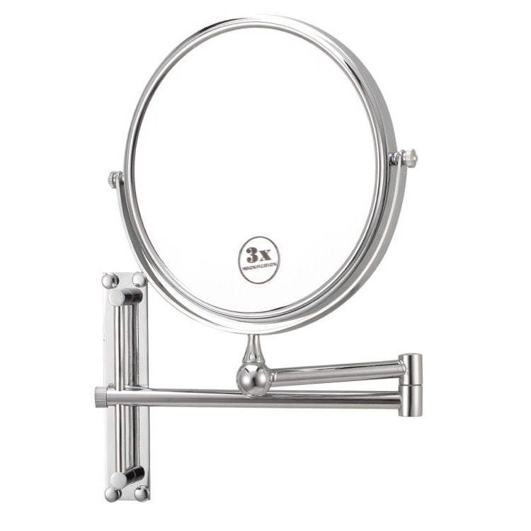 Nameeks Ar7708 3X Glimmer Wall Mounted Framed Makeup Mirror