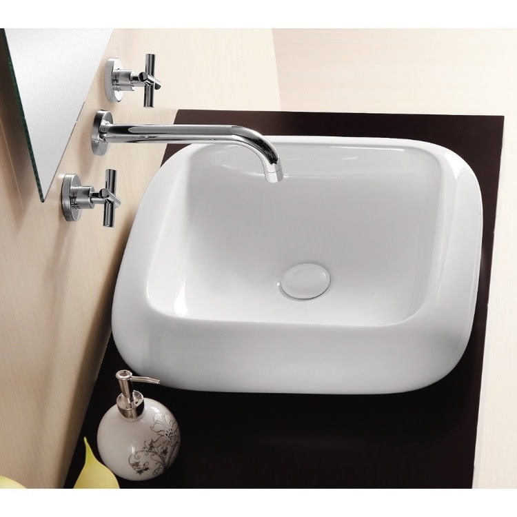 Nameeks Ca412 Caracalla 19 1 11 Ceramic Vessel Bathroom Sink White