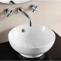 Nameeks Ca4947 Caracalla 16 1 11 Ceramic Vessel Bathroom Sink With Overflow White